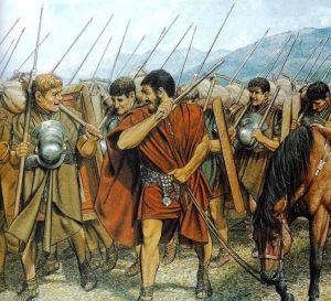Rzym starożytny - wojsko rzymskie - obrazy - timthumb.php.jpg 20. Legioniści gotowi do marszu.jpg