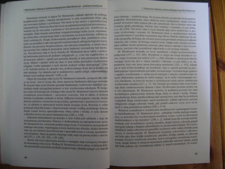 Pedagogika- książki m.in. M. Montessorii, J. Anrychowskiej- Biegacz, M. Bogdanowicz - DSC00123.JPG