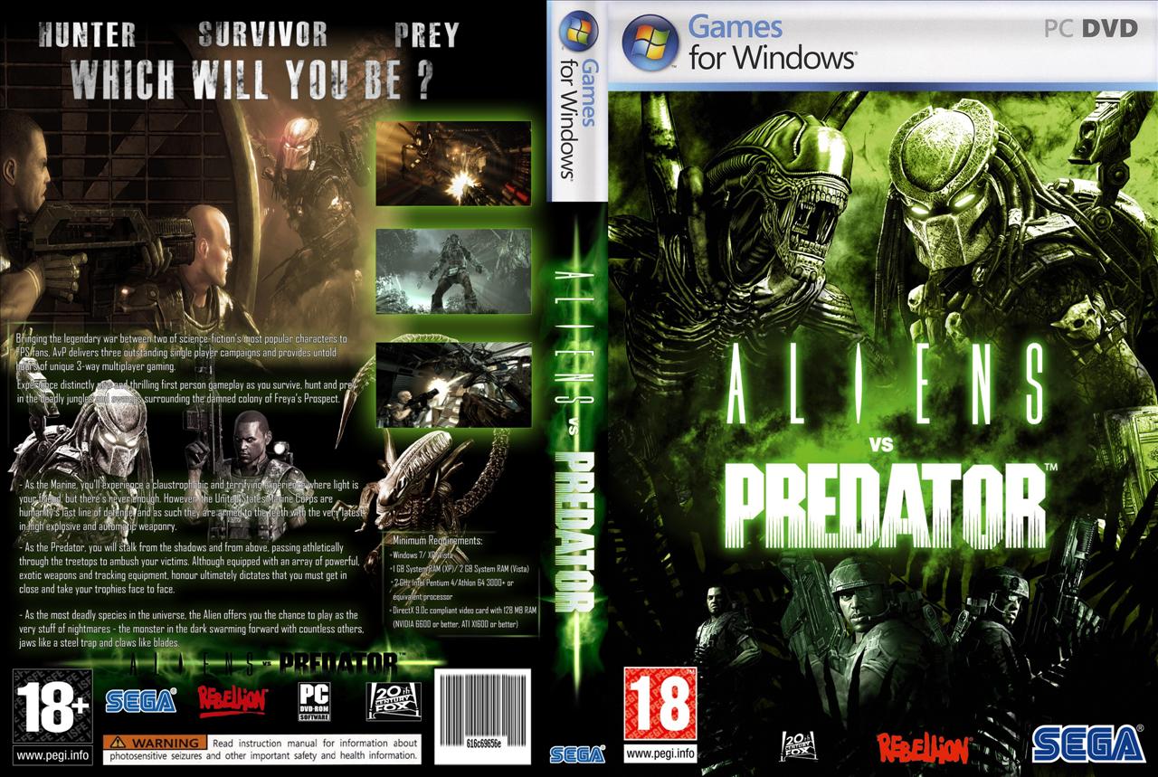 Okładki Gier - Aliens_Vs_Predator_2010_Custom-cdcovers_cc-front.jpg