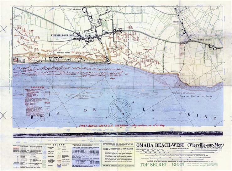 Stare.mapy.z.roznych.czesci.swiata.-.XIX.i.XX.wiek - omaha beach west f4 1944.jpg