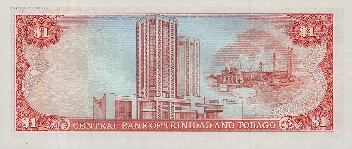 Trinidad  Tobago - TrinidadTobagoP36a-1Dollar-1985_b.jpg