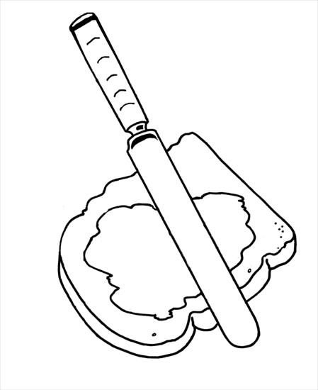 pieczywo - kolorowanka - pieczywo, jedzenie - kolorowanka 11.GIF