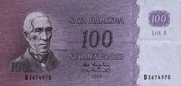 Banknoty Finlandia - FinlandP102-100Markkaa-1963-donatedmjd_f.jpg