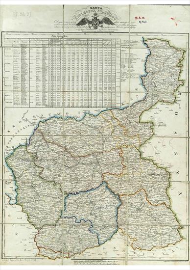 Mapy, plany, geografia i okolice - Karta Królestwa Polskiego obejmująca wszystkie miasta i wsie 1825.jpg