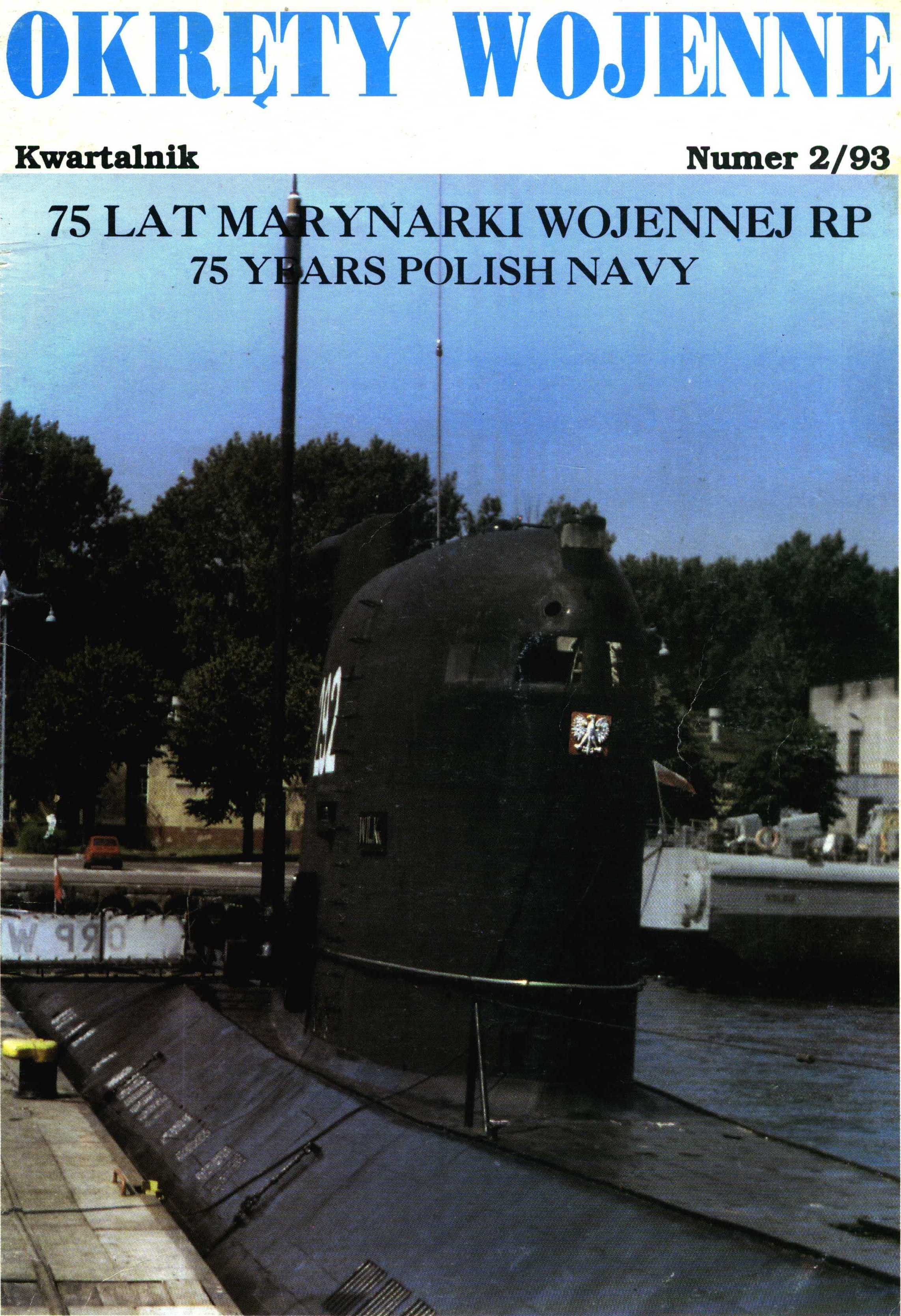 Okręty Wojenne - OW-008 1993-2 okładka.jpg