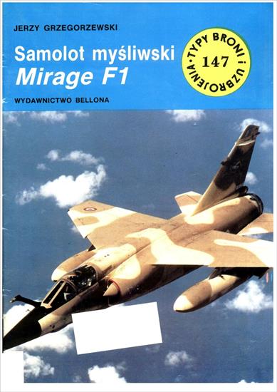 Typy Broni i Uzbrojenia - Samolot myśliwski Mirage F-1 okładka.jpg