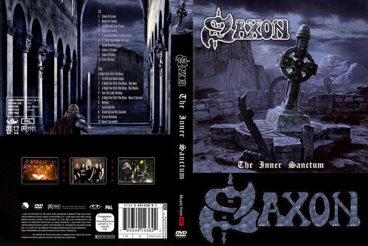 okładki DVD koncerty - Saxon - The Inner Sanctum.jpg