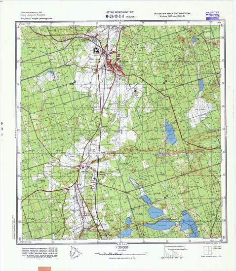 Mapy topograficzne LWP 1_25 000 - M-33-19-C-d_RUSZOW_1985.jpg