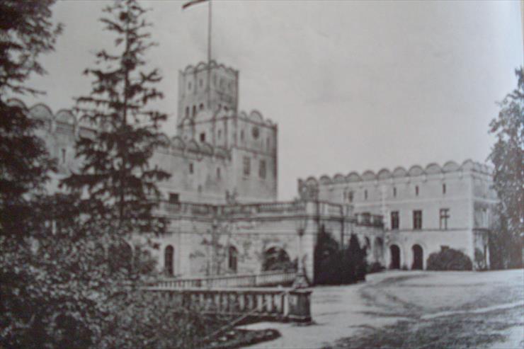 Zamki i Pałace Dolnego Ślaska - Ratno - Rathen  1936r widok od parku JG.JPG