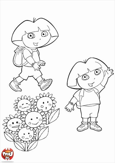 Dora - Dora - kolorowanka 11.GIF