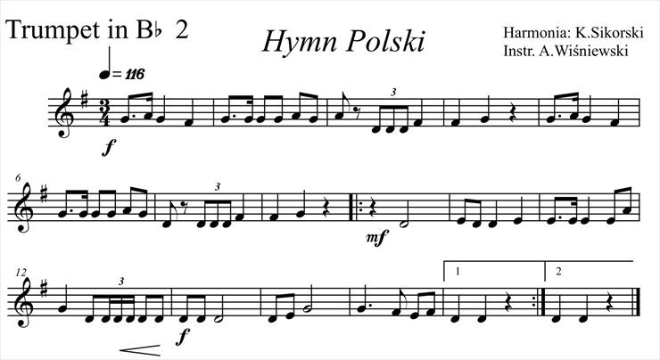 Hymn RP - ins. Wiśniewski F- dur - Finale 2005 - Hymn Polski.partytura - 015 Trumpet in Bb 2.jpg