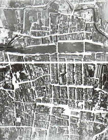 Elblag - Stare miasto i Wyspa Spichrzów na zdjciu lotniczym z 1927 r.jpg