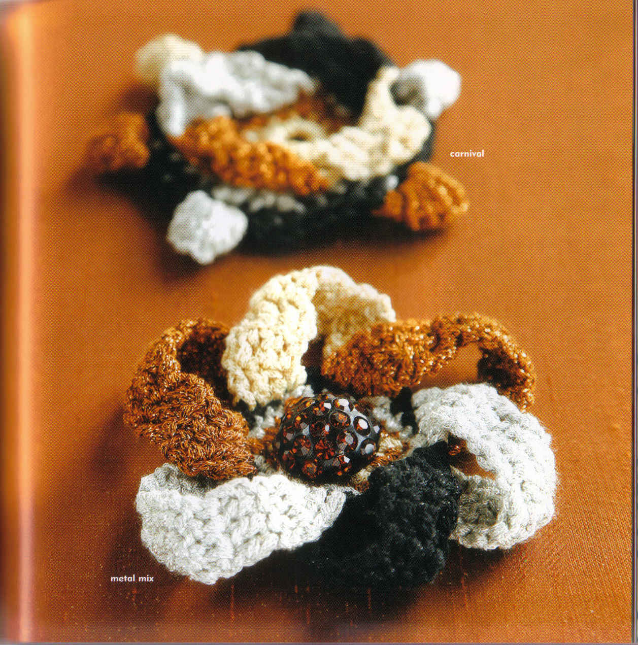 Piękne Kwiaty Szydełkowe Crocheted Flowers NE - 0087.jpg