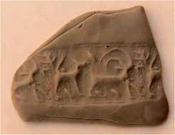 Iran epoki brązu - obrazy - seal. Artefakt z Dżirof.jpg