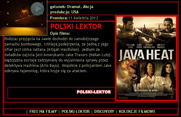 IFILMY W 1 FOLDERZE - Jawajska Gorczka - Java Heat 2013 PL.jpg