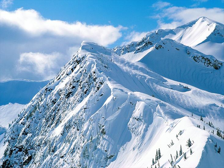 różne tapety - Snowy Peaks, British Columbia, Canada.jpg