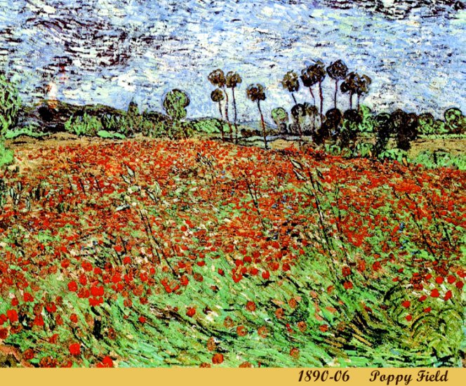5. Auver s-sur -Oise 1890  - 1890-06 13 - Field with Poppies.jpg