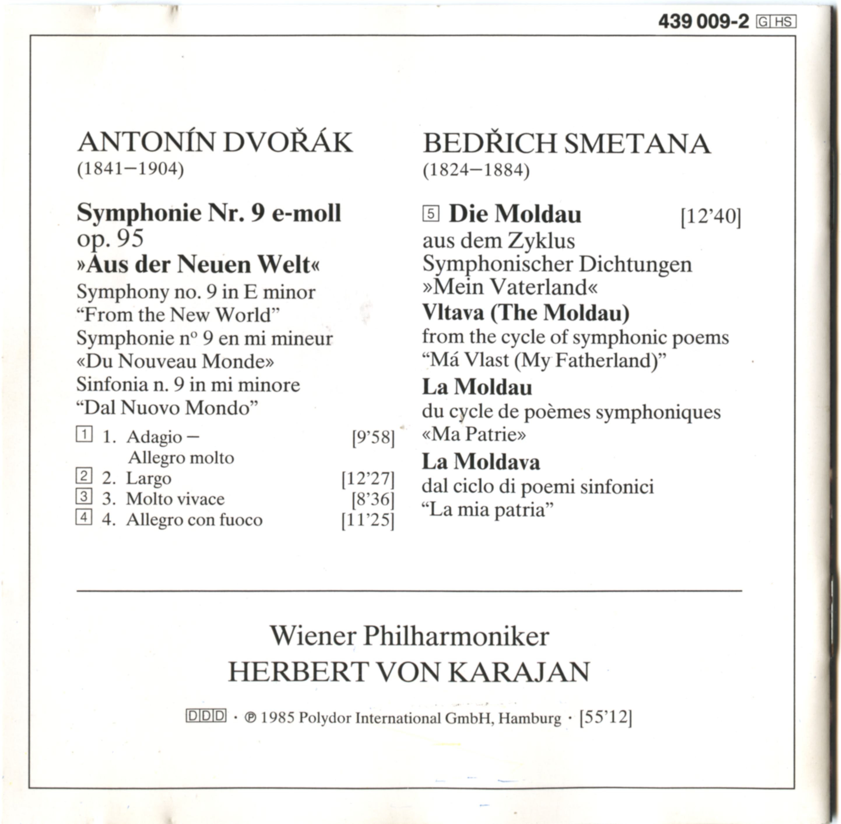 Dvorak - Symphony No. 9 - Karajan, Vienna PO - Deutsche Grammaphon - File0194.jpg