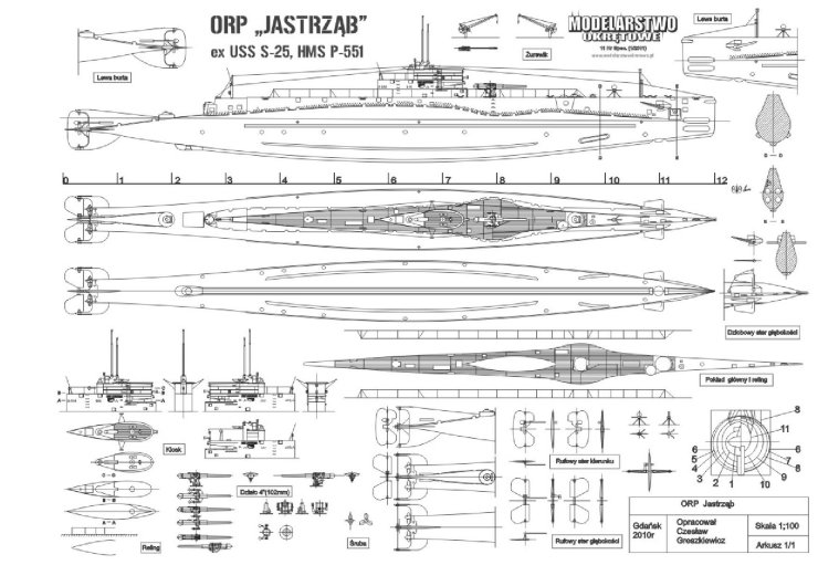 Okręty wojenne - ORP Jastrząb.tif
