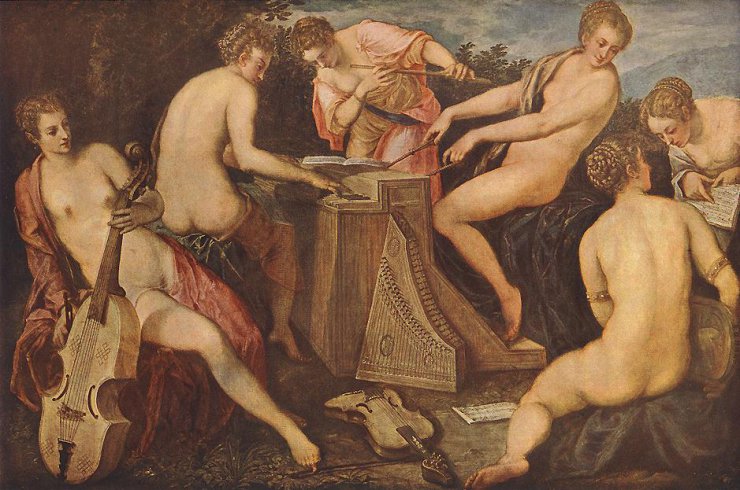 Tintoretto Jacopo Robusti 1518-1594 - Women Playing Music.jpg