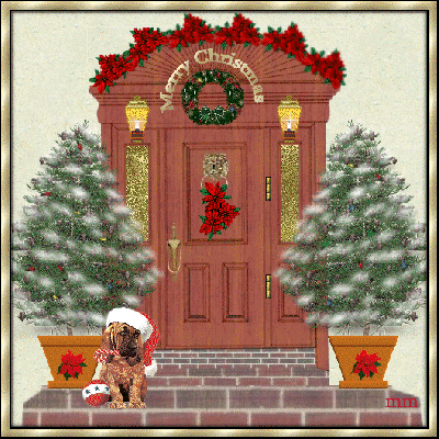 Święta Bożego Narodzenia - drzwi swiateczne.gif