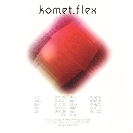 cdr 011 Komet - Flex CD, Album 1997 - Cover.jpg