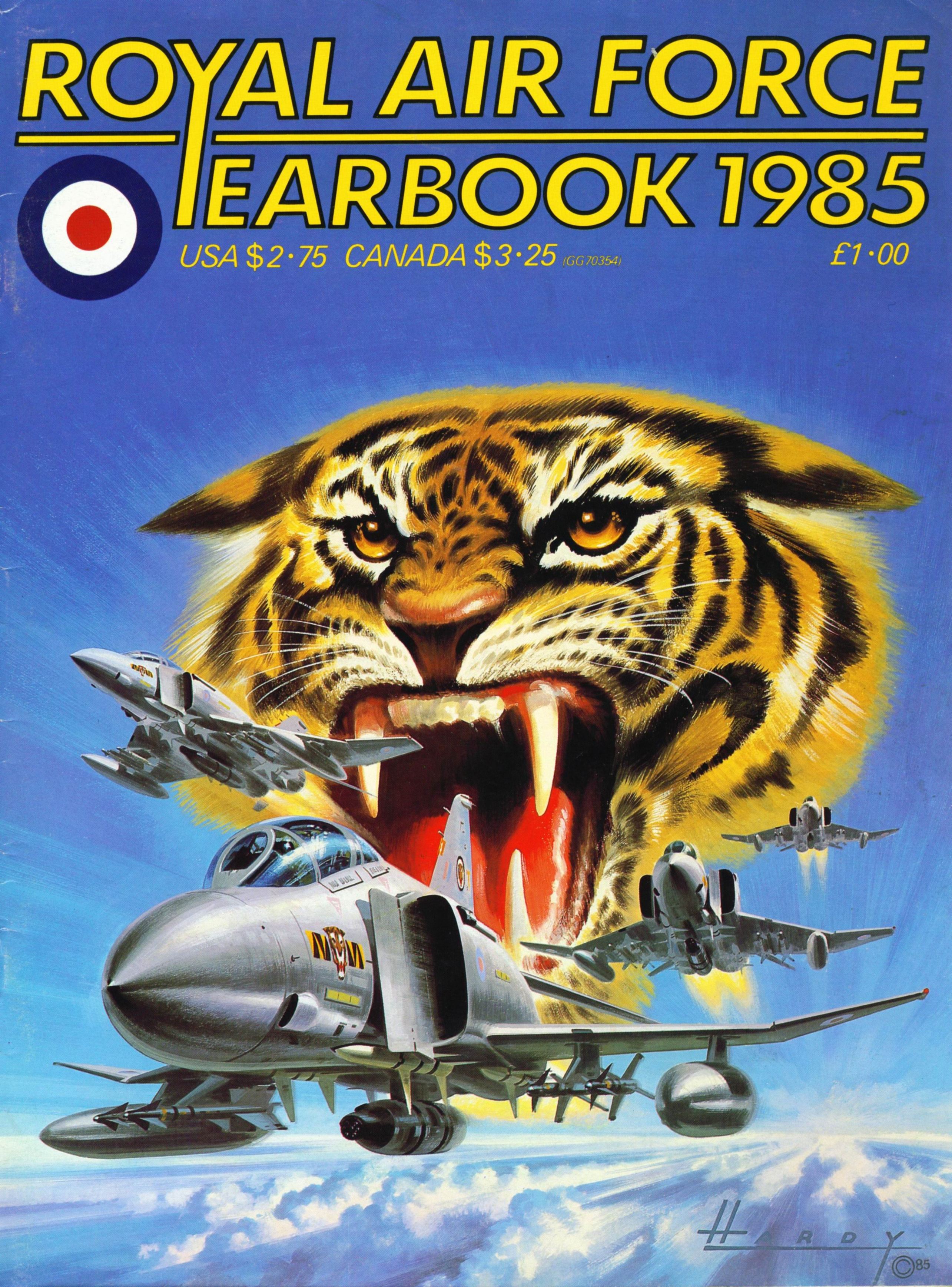 Wydawnictwa anglo i rosyjskojęzyczne - Royal Air Force Yearbook 1985.jpg