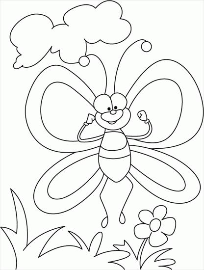 Motyle gąsienice - motyle - kolorowanka 80.GIF