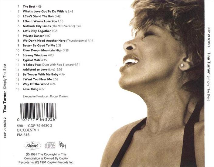 Tina Turner - Simply The Best - Tina Turner - Simply The Best - back.jpg