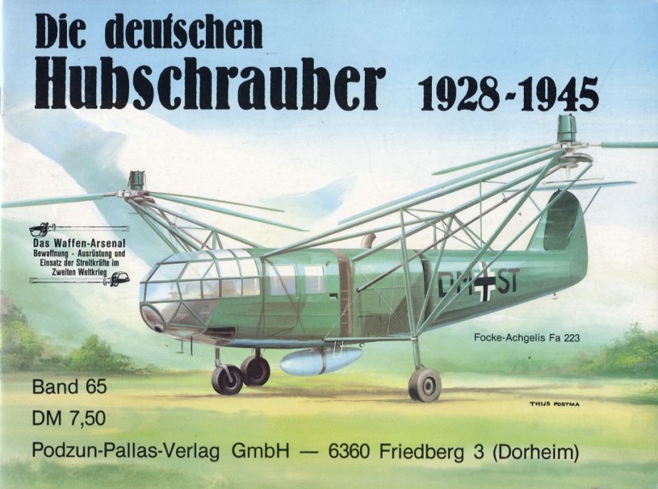 ZGRANE - Waffen-Arsenal 65 - Heinz J. Nowarra - Die deutschen Hubschrauber 1928-1945   1980.jpg