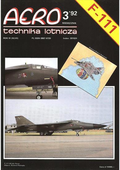 Aero Technika Lotnicza - Aero TL 1992-03 okładka.jpg