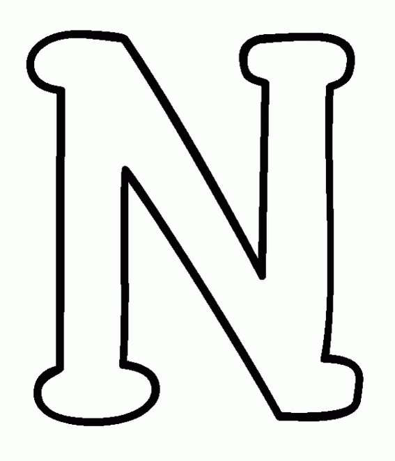 alfabet do kolorowania - N.gif