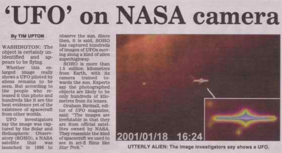 UFO - Czy obiekty UFO były rejestrowane w kosmosie Odpowiedź je...lka zdjęć z kolekcji fotografii wykonanych w czasie prze.jpg
