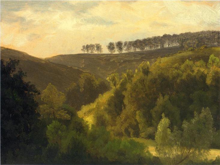 Albert Bierstadt 1830-1902 - Bierstadt_Albert_Sunrise_over_Forest_and_Grove.jpg