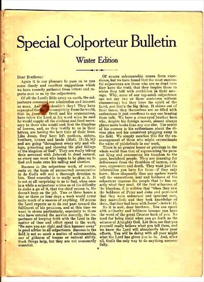 1928 ROK - 1928 ROK - SPECIAL COLPORTEUR BULLETIN WINTER EDITION STR.3.jpg