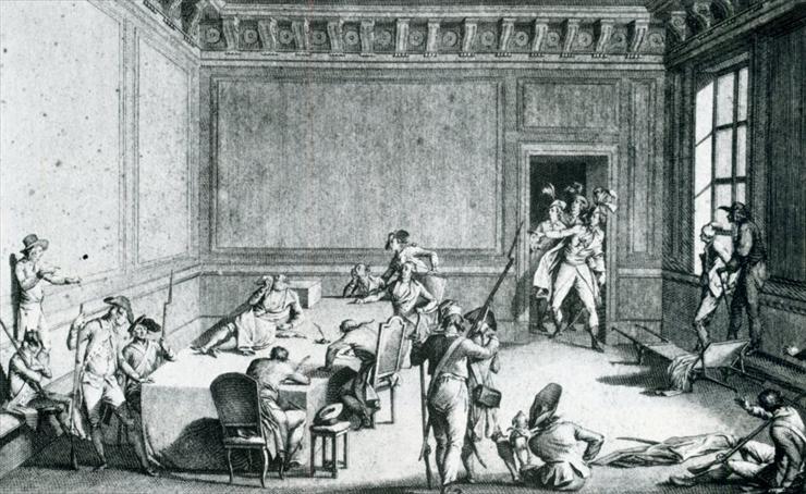 Iconographie De La Revolution Francaise 1789-1799 - 1794 Les dernieres heures de Robespierre Gravure de Berthauld.jpg