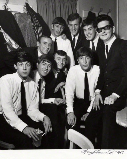 Beatles - The Beatles with Gerry and The Pacemakers and Roy Orbison 1963.jpg
