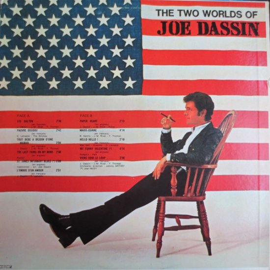 1967 Joe Dassin - Les Deux Mondes De Joe Dassin LP, Album - Back.jpg