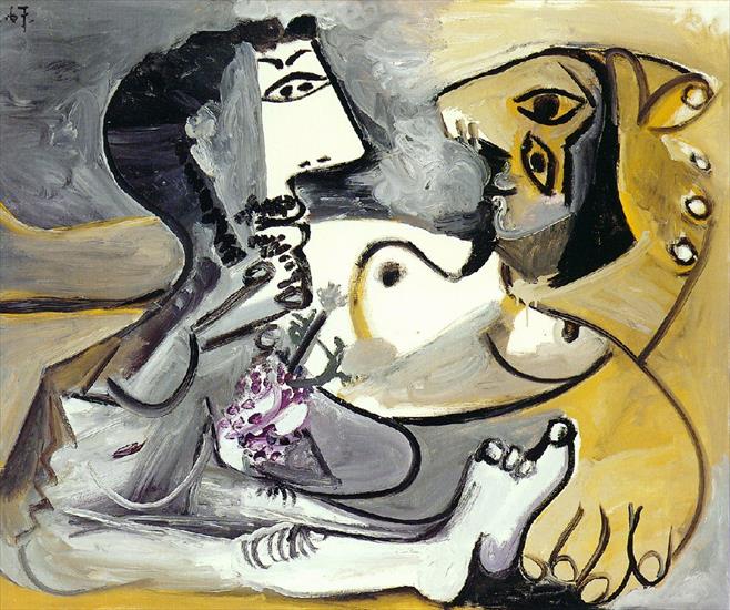 Picasso 1967 - Picasso Homme et femme nue. 30-October 1967. 114 x 146 cm. O.jpg