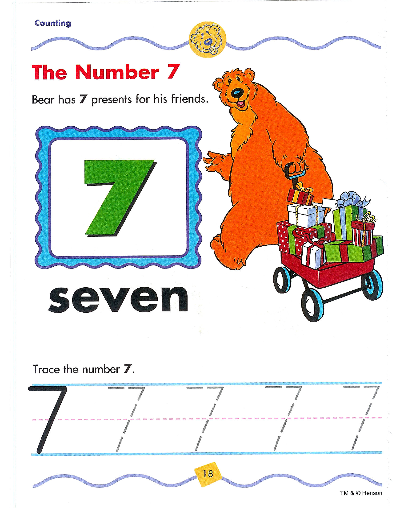 Counting with Bear Ages 2-5 Bendon - Counting With Bear p18.jpg