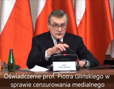 SEJM, RZĄD, PARTIE - Oświadczenie prof. Piotra Glińskiego ws. mediów - 24.02.2013.JPG