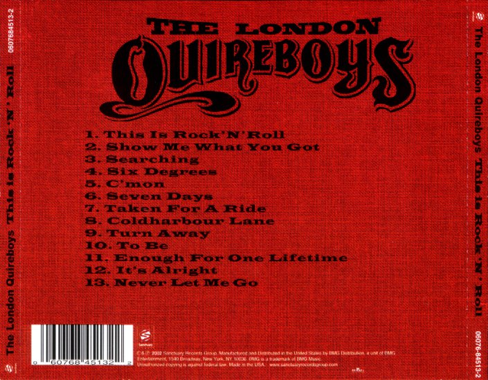 2001 The Quireboys - This Is Rock n Roll Flac - Back.jpg