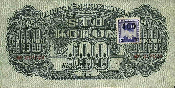 CZECHOSŁOWACJA - 1945 - 100 koron a.jpg