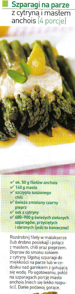dania różne - Szparagi na parze z cytryną i masłem anchois.jpg
