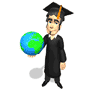 osoby - graduation_guy_holding_world_in_hand_sm_nwm.gif