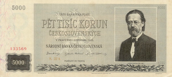 CZECHOSŁOWACJA - 1945 - 5000 koron a.jpg