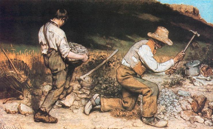 Realizm - Courbet, Kamieniarze.jpg