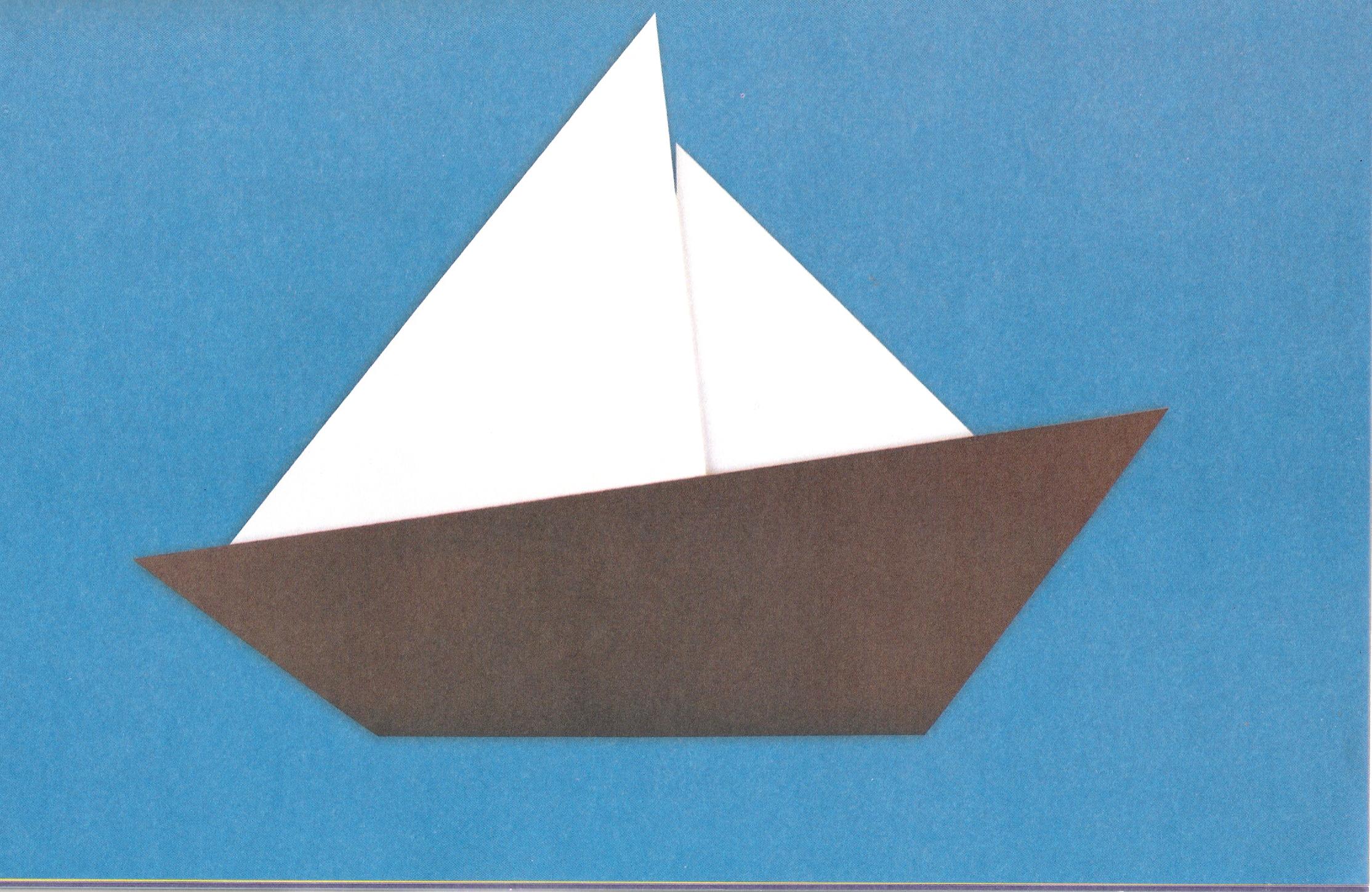origami płaskie z kwadrata - żaglówka origami płaskie z kwadrata.jpg