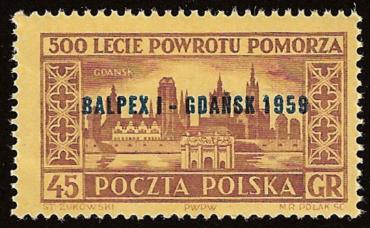 Znaczki polskie 1958 - 1960 - 0974 - 1959 - Wystawa Filatelistyczna Balpex I.bmp