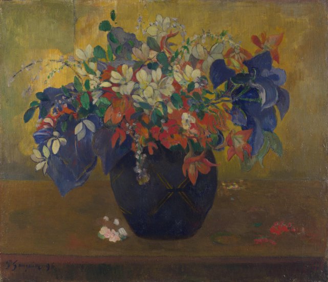 Paul Gauguin 1848 - 1903 Paintings Art nrg - A Vase of Flowers, 1896.jpg